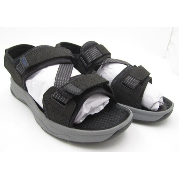 New Men Florsheim Comfortech Hook & Loop Treadlite River Sandal Sz 11US - Picture 1 of 7